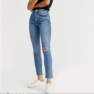 Free People Style No; Skinny silhouette dark blue